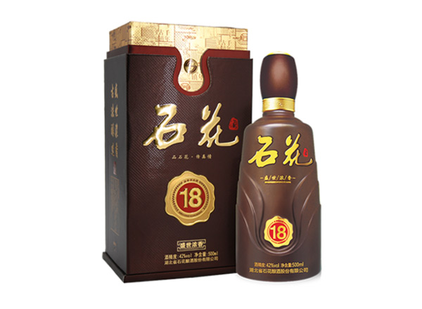 江门石花盛世浓香18年回收石花十八年份酒