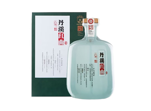 江门丹溪黄酒回收丹溪8年红曲黄酒750mL 2瓶礼盒装行情价格