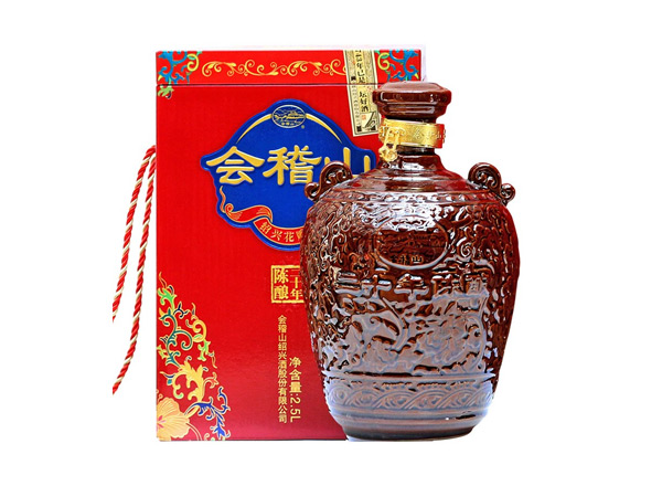 江门回收会稽山二十年黄酒陶坛20年陈酿2.5L花雕酒