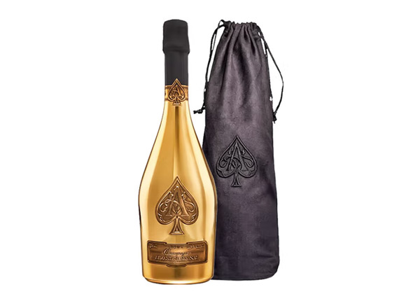 江门黑桃A香槟回收黑桃A黄金香槟金色瓶Armand de Brignac Brut
