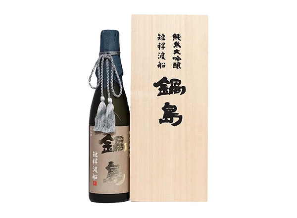 江门锅岛清酒回收锅岛短杆渡船纯米大吟酿40%精米步合日本清酒行情价格