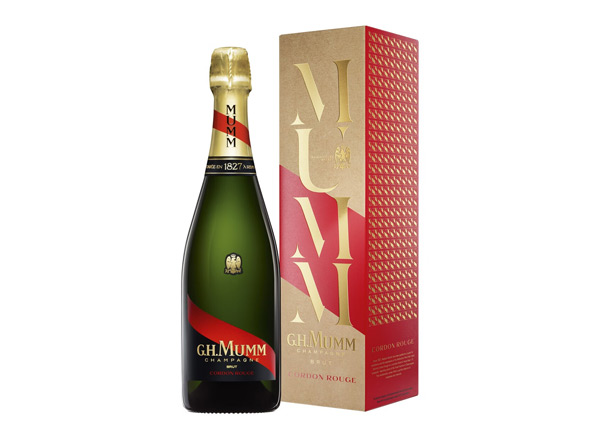 江门玛姆香槟回收风尚版玛姆红带香槟起泡酒G.H. Mumm Cordon Rouge Brut行情价格